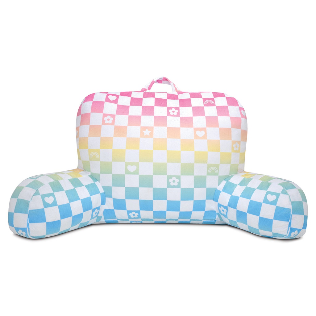 Ombre Checkerboard Lounge Pillow Iscream